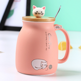 Heat-resistant Ceramic Mug With Lid