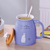 Heat-resistant Ceramic Mug With Lid