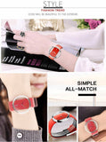 Unique Lady Leather Wrist Watch