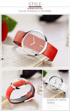 Unique Lady Leather Wrist Watch