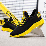 Breathable Sneakers  Lace Up Men Shoes