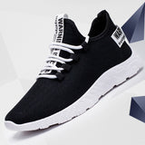 Breathable Sneakers  Lace Up Men Shoes