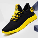 Breathable Sneakers  Lace Up Men Shoes