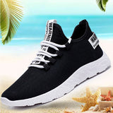 Breathable Sneakers  Lace Up Men Shoes