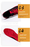 Breathable Sneakers  Lace Up Men Shoes